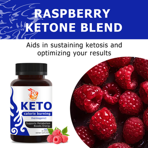 OEM ODM Custom Keto Capsules with Raspberry Ketone & Green Tea Leaf Extract for Burn Belly Fat Promote Digestion Herbal <b>Blend</b> - Product Image 5