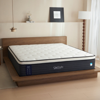 Hotelmatratze Luxuriöse Doppel-Memory-Foam-Hybridmatratze in Box Komfortable Kingsize-Matratze mit Taschenfederkern