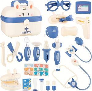 Pretend <b>Doctor</b> Toy Play <b>Set</b> for Children - Product Image 1