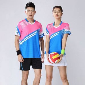 Adult Unisex <b>Badminton</b> Uniform Wholesale Printed Cooling Fabric Quick-Dry Custom Logo Sublimation Sportswear 100% Polyester - Product Image 3