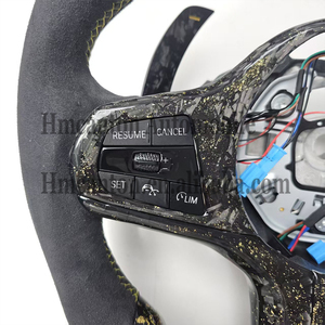 พวงมาลัยคาร์บอนฟอร์จ Alcantara LED สำหรับ BMW G20 G30 G01 ซีรีส์ 3 ซีรีส์ 5 จากโรงงาน - Product Image 4