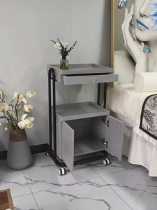 ร้านเสริมสวยระดับไฮเอนด์, ร้านทำผม, รถเข็นขนาดเล็ก, ชั้นวางของเฉพาะสำหรับร้านเสริมสวย, รถเข็นเก็บอุปกรณ์ - Product Image 6