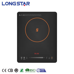 Cuisinière <span class=keywords><strong>électrique</strong></span> infrarouge en céramique, <span class=keywords><strong>plaque</strong></span> chauffante BBQ 2200W, brûleur monocristallin, commande tactile, pour usage domestique et hôtelier - Product Image 1