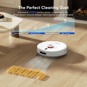 Robot aspirateur Teendow pour le nettoyage domestique, commande à distance par application, aspirateur robot, aspirateur robot humide et sec - Product Image 5