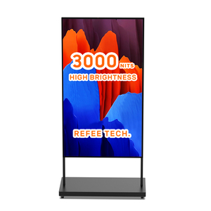 High Brightness Window Display Screen Nits Android 55 Floor Stand LCD Digital Indoor <b>TV</b> Advertising Display Shopping Mall - Product Image 1