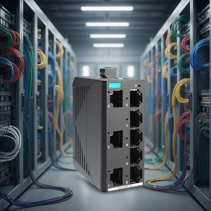 Commutateur Ethernet industriel non géré Gigabit Moxa EDS-G2008-ELP à 8 ports - Product Image 3