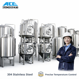 2000L Sanitary Brewing Fermentation Tank Stainless Steel 304 316L Beer Fermentation Customized Fittings Configurations - Product Image 5