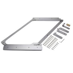 مفصلة غير مرئية حديثة من الفولاذ المقاوم للصدأ بزاوية 180 درجة من EPFGROGE لأبواب منزلقة في المطبخ وغرفة الطعام - Product Image 1