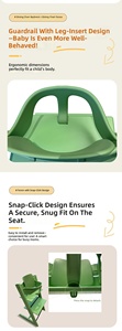 Barrière de sécurité compatible avec la <span class=keywords><strong>chaise</strong></span> <span class=keywords><strong>haute</strong></span> <span class=keywords><strong>Stokke</strong></span> pour enfants, barrière protectrice pour la <span class=keywords><strong>chaise</strong></span> <span class=keywords><strong>haute</strong></span> bébé, pour une utilisation en repas des nourrissons - Product Image 5