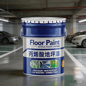 Peinture acrylique à base d'eau pour sols de terrain de basket-ball, imperméable, antidérapante, résistante au soleil, revêtement en silicone pour terrains de sport extérieurs - Product Image 6