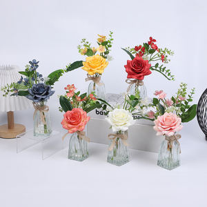 Flores Artificiales en Maceta con Agua, Aspecto Realista, Proveedores Mayoristas de Alta Gama, Flores Artificiales Hechas a Mano para Escritorio - Product Image 6