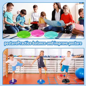 Trẻ em có gai nhọn nửa bóng-cảm giác tích hợp, cân bằng & massage chân cho mầm non - Product Image 4