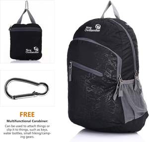 Free sample Source manufacturing foldable <b>backpacks</b> made of polyester that are waterproof for hiking and travel - Product Image 4