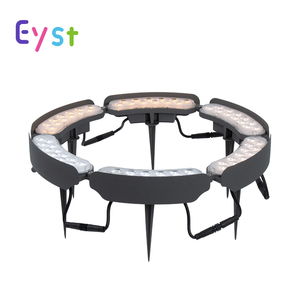 Faro LED in Alluminio Impermeabile IP65 di Alta Qualità 12-20W Bianco Caldo RGB Controllo DMX512 Angolo di Illuminazione 15-60° - Product Image 1