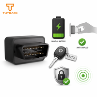 Traceur GPS OBD 4G avec batterie intégrée, positionnement en temps réel GPS BDS LBS, géolocalisation, détection anti-déracage, détection ACC, antivol