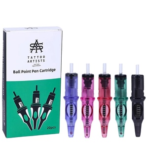 Cartouche d'encre pour stylo à bille de tatouage, aiguille de dessin pour débutants, outils de pratique et d'entraînement - Product Image 1