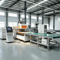 Centre de traitement automatique d'étiquetage à rangée droite 2130 CNC pour le traitement du bois avec ATC linéaire