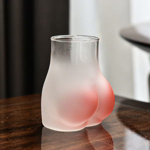 Seaygift artisanat créatif personnalisé drôle cul verre café tasses à thé mignon sexy haute borosilicate bière boisson froide tasse en verre - Product Image 5