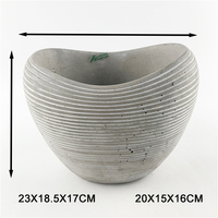 Pots de jardin en ciment ornés sur mesure, imperméables, pour fleurs et plantes, fabriqués en usine