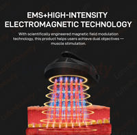 Appareil professionnel EMS pour la contraction musculaire, machine de stimulation électromagnétique haute intensité pour centre de beauté et spa