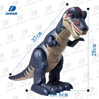 Pil kumandalı elektrikli Robot dinozor oyuncak interaktif ışıklar sesler yürüyüş eğitim Dino çocuklar kızlar için macera oyna