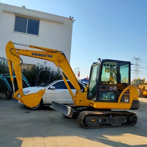 Excavatrice Komatsu PC56 d'occasion de haute qualité, 5,6 tonnes, modèle populaire du Japon, en bon état de marche, en stock - Product Image 2
