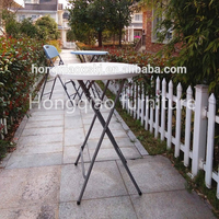 Tables de bar rondes pliantes en plastique de haute qualité, multifonctionnelles, pour la promotion, directement de l'usine