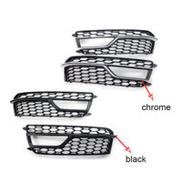 Nouvelle calandre en ABS noir brillant de haute qualité avec grille en nid d'abeille pour Audi A5/S-Line 2012-2016, installation facile