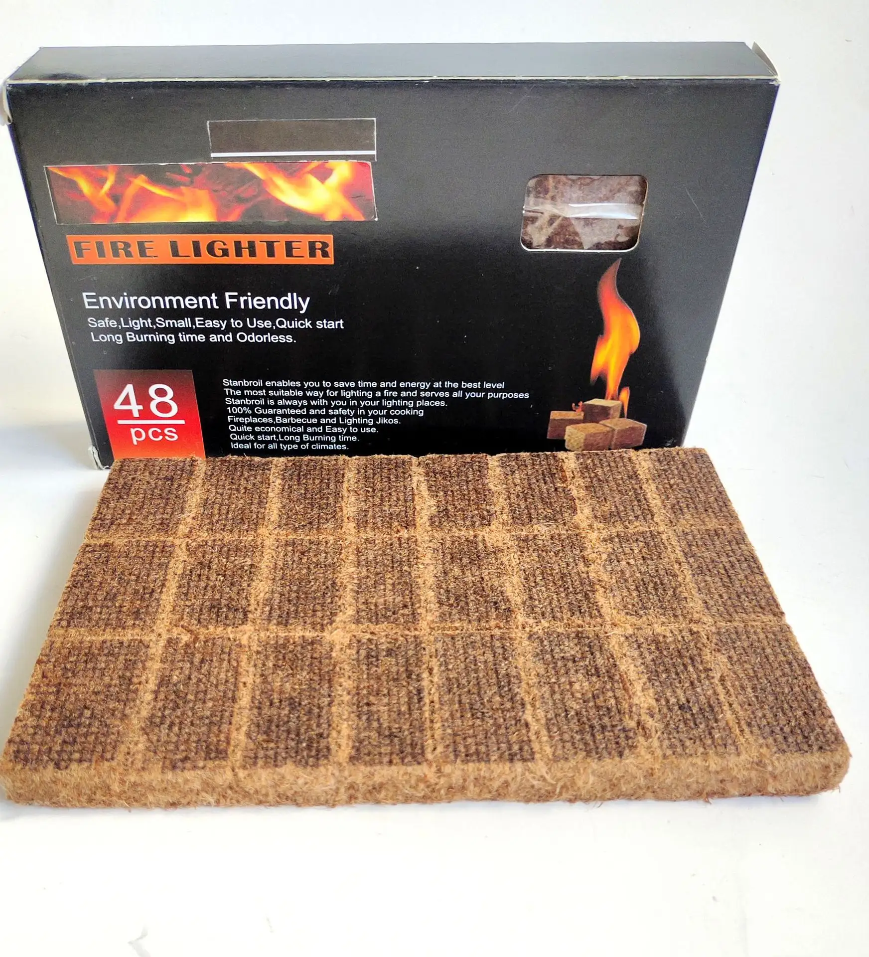 Aksesori Barbecue BBQ Natural Wood Fire Starter Stick Camping Pit Korek Api Kayu Luar Ruangan