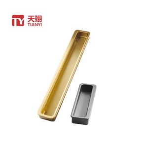 Customized High Quality Modern <b>Door</b> Handles Hidden Mechanism Zinc Alloy Living Room Bedroom Kitchen Hotel School Wardrobe - Product Image 1