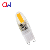 Bombilla LED COB G9 de 1.8W, Regulable, con Certificaciones CE, EMC, ETL, LVD y RoHS, 2700K-6000K, 120V, 140-160LM, Muestra OEM Disponible, para Hoteles