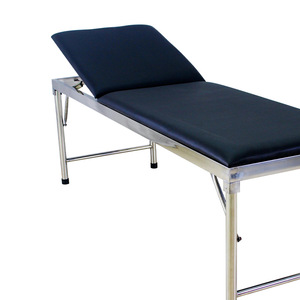 Hirowa Stainless Steel Examination <b>Bed</b> 1900x600x650mm Lift Backrest Massage Function Hospital Use - Product Image 2