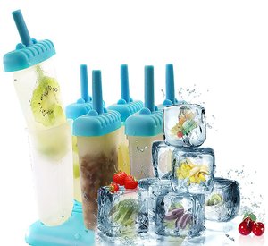 Wholesale Kids Popsicle Molds Plastic Ice <b>Maker</b> with Funnel and Brush for Homemade Tools - Product Image 3