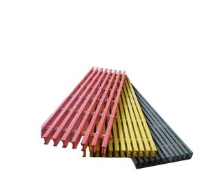 Grille de drainage en PRV à grande capacité de charge, grille d'escalier en fibre de verre pultrudée GFRP, grille de drainage municipal, drainage de <span class=keywords><strong>pelouse</strong></span> et égouts. - Product Image 3