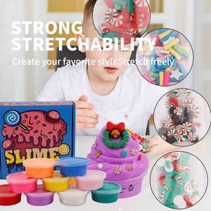 JITENG 2025 Nuovo Set di Giocattoli Slime Vendutissimo, Pasta Morbida Colorata Effetto Nuvola, Argilla di Cotone EN71, Schiuma di Cotone, Argilla Soffice Super Leggera - Product Image 3