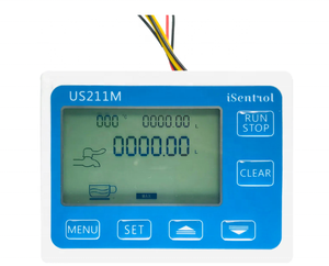 Nieuwe Us211 M Digitale Stroommeter Dosering-Controller + G1/2 "1-30L/Min YF-S201 Waterstroom Sensor + Waterklep + Voeding - Product Image 1