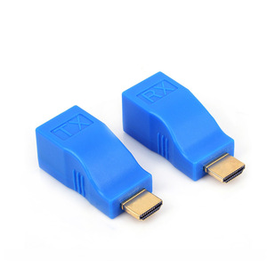 Lvxinda <span class=keywords><strong>HDMI</strong></span> Extender <span class=keywords><strong>HDMI</strong></span> Extender <span class=keywords><strong>HDMI</strong></span> ถึง60M over EXTENSION 60M over CAT5e / <span class=keywords><strong>CAT6</strong></span> UTP สาย Ethernet RJ45 PORTS - Product Image 4