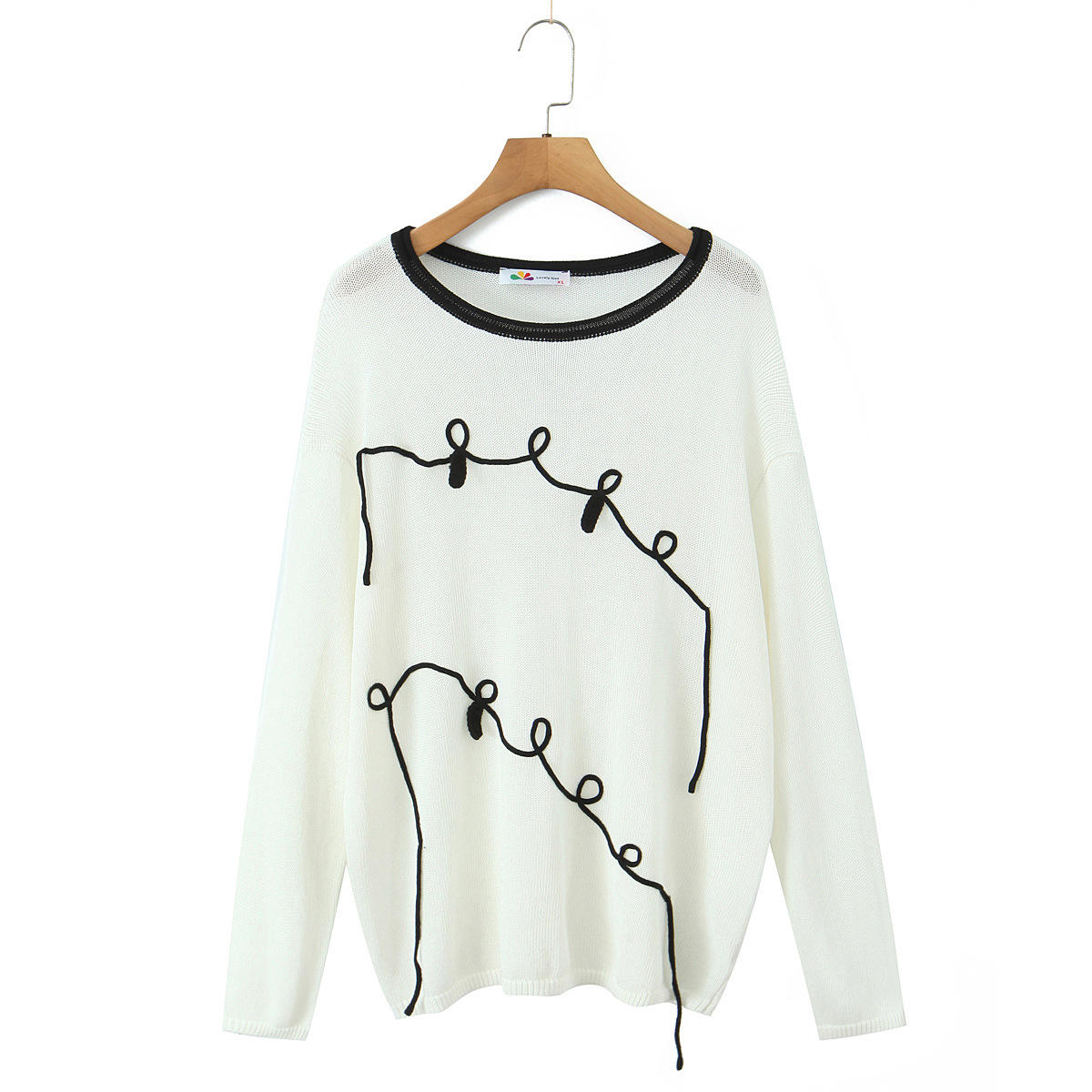 สีขาวนวล (ลายโครเชต์)