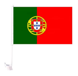 Drapeau de <span class=keywords><strong>voiture</strong></span> design taille personnalisée <span class=keywords><strong>en</strong></span> gros impression numérique par sublimation 100 polyester 30x45cm 12x18 pouces drapeau de <span class=keywords><strong>voiture</strong></span> <span class=keywords><strong>Portugal</strong></span> - Product Image 5