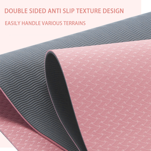Fabrieksdirecte verkoop Aanpasbare TPE-materiaal 183cm x 61cm x 6mm Binnen- en buitengebruik Oefenmatten Yoga Pilates & Fitness Antislip - Product Image 4