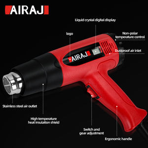 AIRAJ Control <span class=keywords><strong>de</strong></span> temperatura inteligente <span class=keywords><strong>de</strong></span> alta calidad para máquina <span class=keywords><strong>de</strong></span> <span class=keywords><strong>pistola</strong></span> <span class=keywords><strong>de</strong></span> <span class=keywords><strong>calor</strong></span> Fábrica <span class=keywords><strong>de</strong></span> pelo liso Soldadura <span class=keywords><strong>de</strong></span> aire caliente Energía eléctrica Sou - Product Image 2