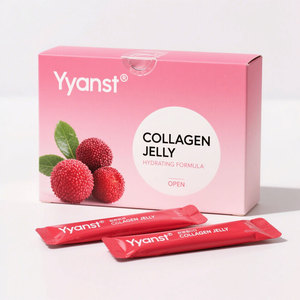 Natural PQQ tomate blanco colágeno tripéptido Jelly Stick adulto aplicable colágeno péptido suplemento - Product Image 1