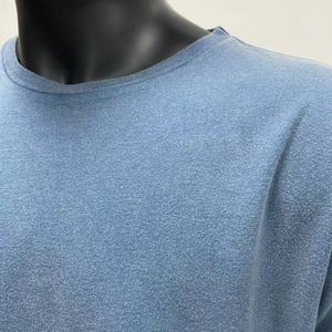 เสื้อยืดคอกลมแขนสั้นทรงหลวมสำหรับผู้ชาย ผ้าฝ้าย 100% น้ำหนักผ้าระบายอากาศได้ดี รับผลิตแบบ OEM ขายส่ง MOQ ต่ำ - Product Image 3