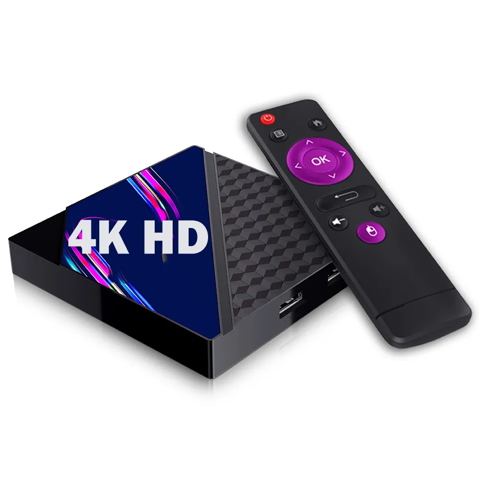 4K Android TV Box 8GB Support IP TV 12 Mois Panneau Revendeur Avec Crédits USA Arabe Hollande Néerlandais Turquie Albanie Pologne Liste