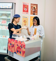 Mil GALAXY PRO V1 Cafe Khusus meja Gelato komersial pembuat es krim tunggal Pot dapat dilepas membuat segar Gelato