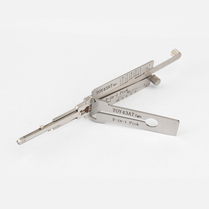 لعبة ليشي 43AT IGN Toy43AT وظيفة (10 قطع) 2 في 1 لسلسلة تويوتا قفل السيارة اختيار وفك التشفير أداة الأقفال - Product Image 1