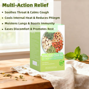 Biologische Chinese Kruidenadem Gemak Thee Drop Rauwe Doos Verpakking-Helder Slijm Kalmeert Hoest Natuurlijke Remedie Voor Koude Immuun - Product Image 5