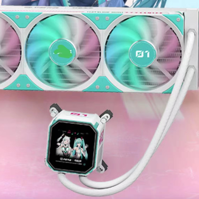 Processor Cooling Water Cooler TX GAMING LC III 360 ARGB LCD MIKU ED Fluid Bearing 26dba Gaming Computers Application Type