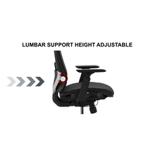 Chaise de bureau ergonomique à dossier haut en tissu, avec repose-pieds réglable et pliable, siège coulissant et accoudoirs 3D, pour commande en gros, usage commercial