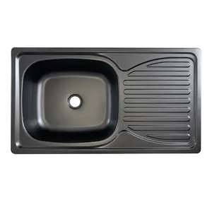 New Design Black Coating Stainless Steel Kitchen Sinks For RV Camper Van Caravans Motorhome